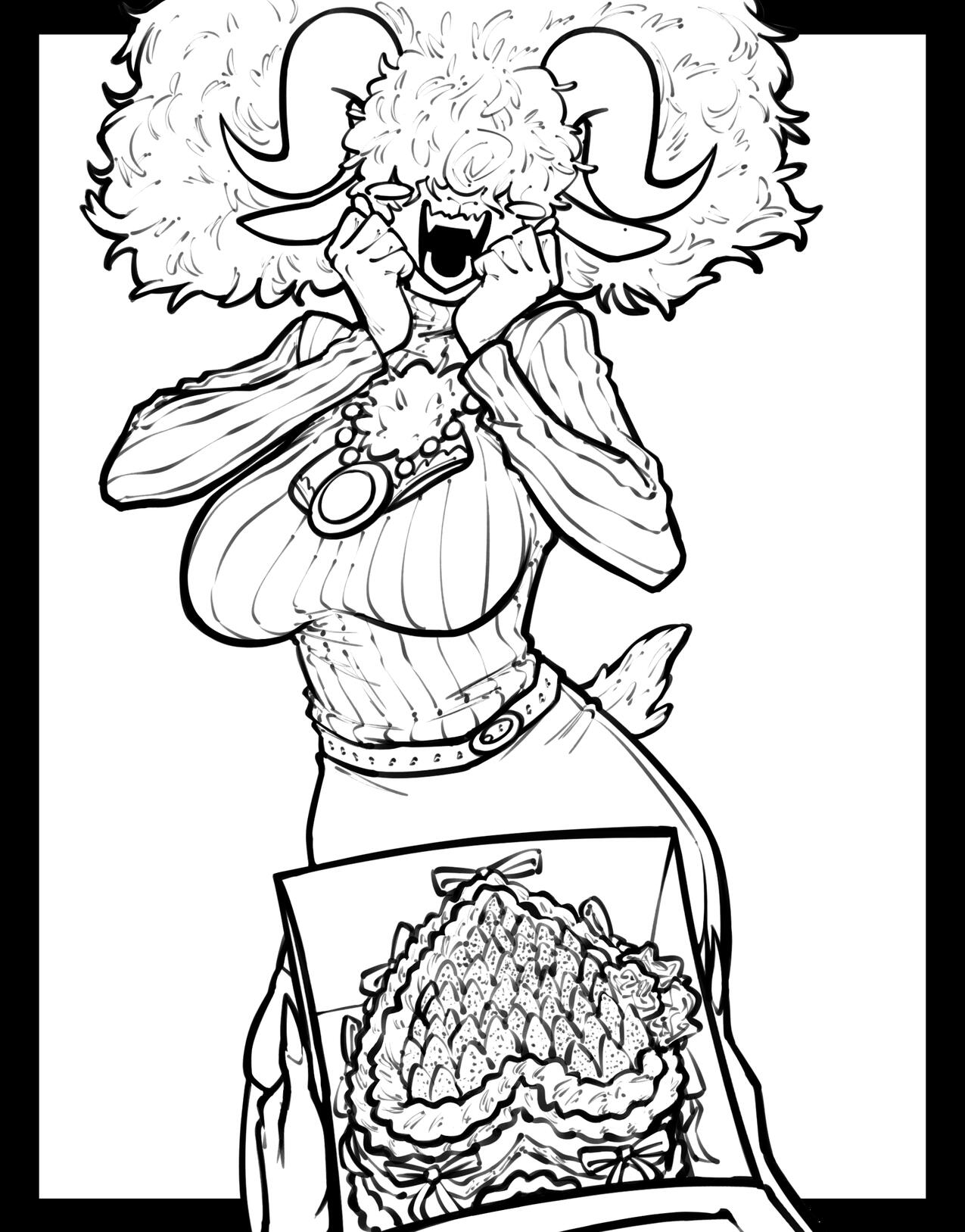 Fullbody Lineart: $90